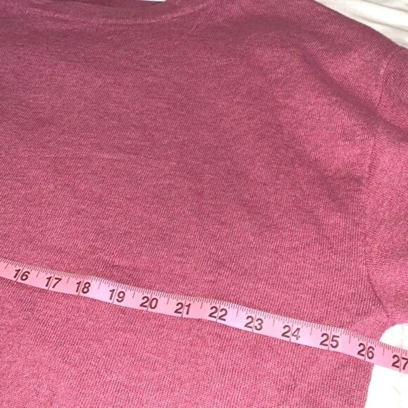 Terra & Sky Womens Plus Size 2X Burgundy Knit Pullover Sweater - Picture 8 of 8